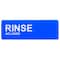 Alpine Industries Wash, Rinse, Sanitize Signage 9"x3" ALPSGN-41​ - alternate 5
